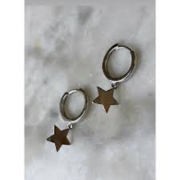 Y2K star earrings - Picture 2 of 2